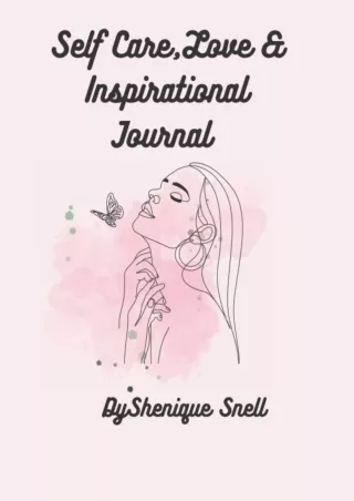 Download Book [PDF] Self Love, Care   Inspirational Journal