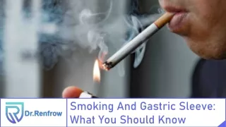 Smoking And Gastric Sleeve: What You Should Know