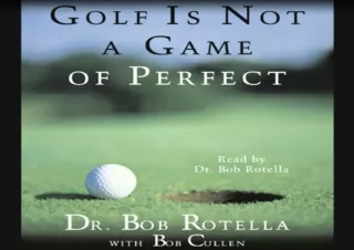 EBOOK READ Golf Is Not a Game of Perfect