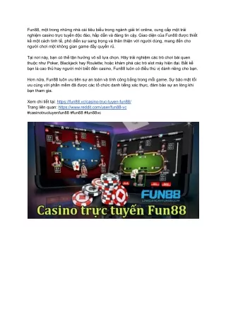 Bảo mật thông tin người chơi là ưu tiên hàng đầu tại casino trực tuyến Fun88VC.