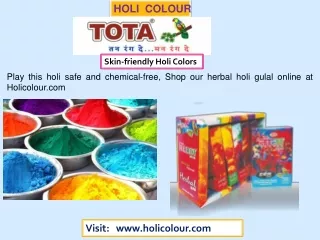Skin Friendly Herbal Holi Color Powder