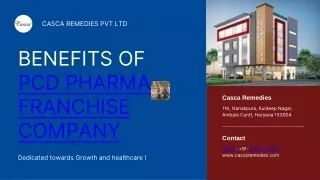 PCD Pharma Franchise Company Benefits