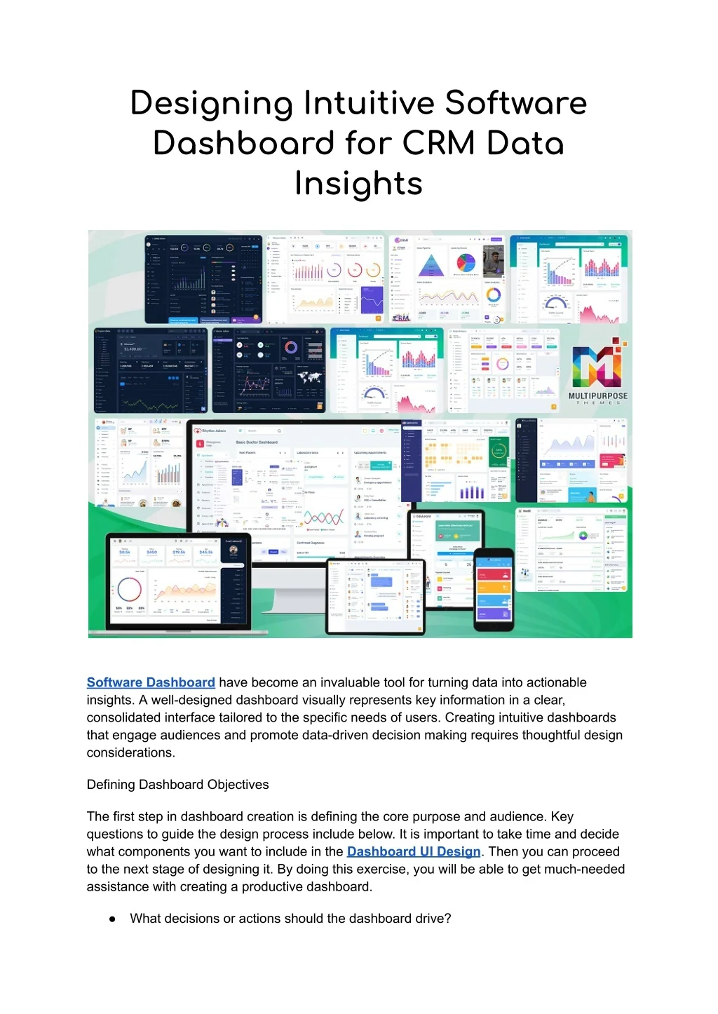 PPT - Designing Intuitive Software Dashboard for CRM Data Insights ...
