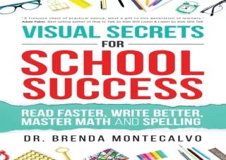 PDF Visual Secrets for School Success: Read Faster, Write Better, Master Math an