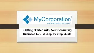 Getting Started with Your Consulting Business LLC A Step-by-Step Guide