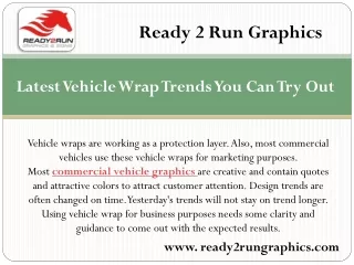 Truck wrap designer  - Ready 2 Run Graphics & Signs, Inc