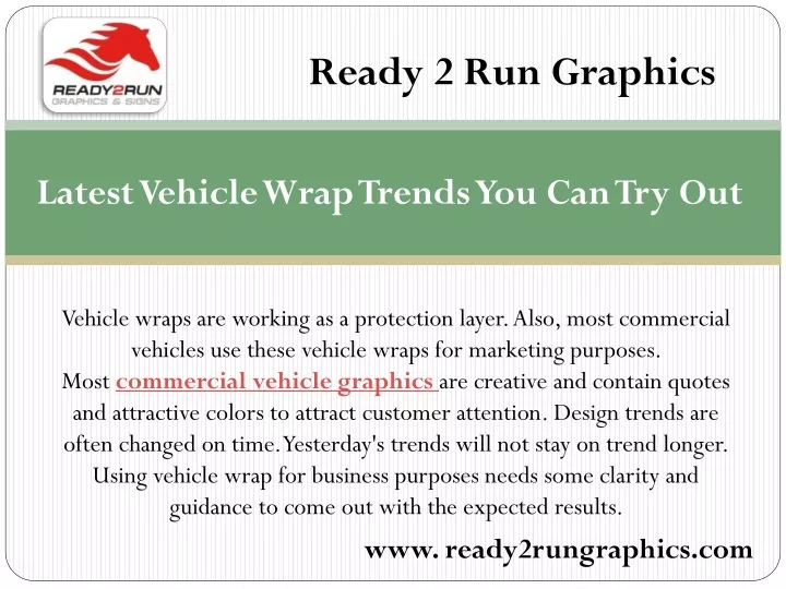 ready 2 run graphics