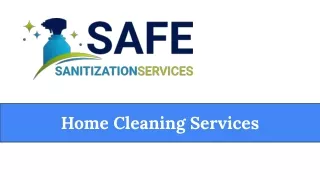 Home Sanitization Services - Safe Sanitization Services