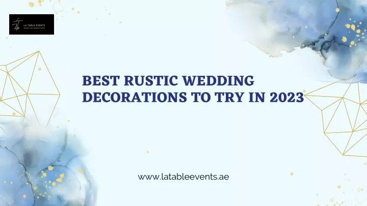 best rustic wedding decorations to try in 2023