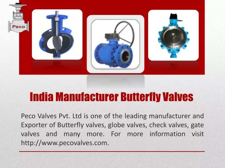 india manufacturer butterfly valves