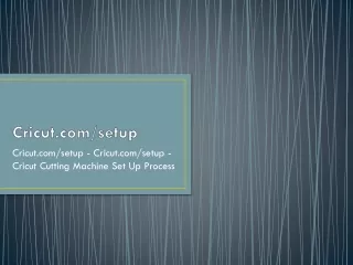 cricut.com/setup