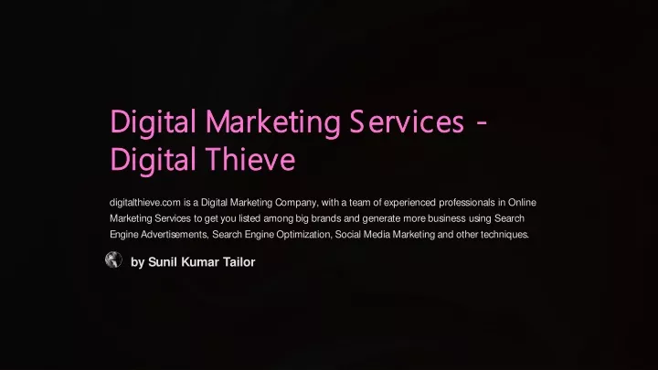 digital marketing services digital marketing