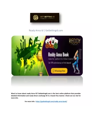 ready anna id getbettingid com