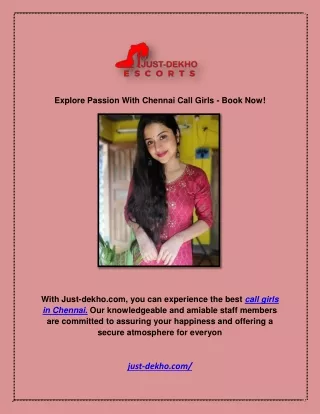 Explore Passion With Chennai Call Girls - Book Now!