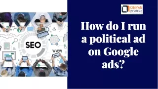 How do I run a political ad on Google ads