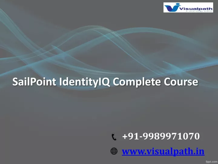 sailpoint identityiq complete course