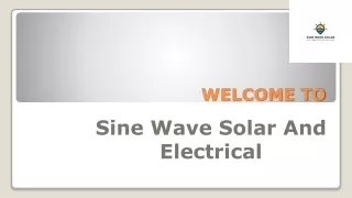 commercial solar newcastle - Sine Wave Solar And Electrical
