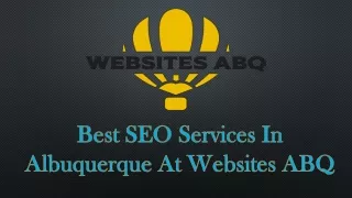 best seo services in albuquerque at websites abq