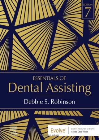 [READ DOWNLOAD] Essentials of Dental Assisting