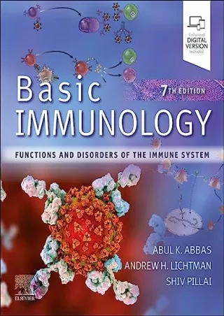 [PDF READ ONLINE] Basic Immunology: Functions and Disorders of the Immune System