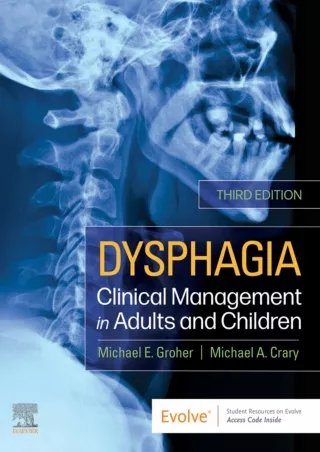 Download Book [PDF] Dysphagia - E-Book