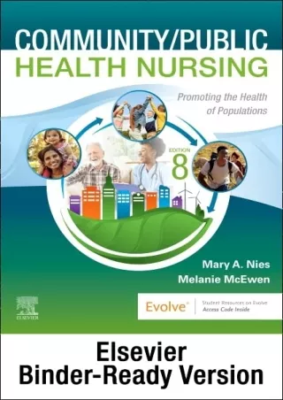 [PDF] DOWNLOAD Community/Public Health Nursing - Binder Ready: Promoting the Health of