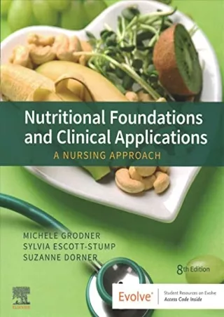 get [PDF] Download Nutritional Foundations and Clinical Applications: A Nursing Approach