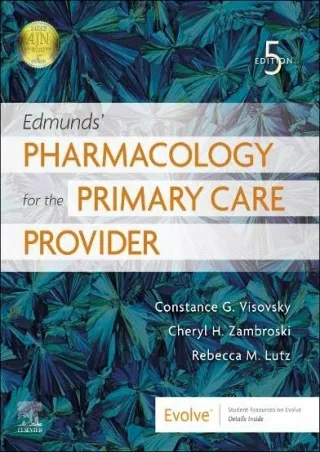 Read ebook [PDF] Edmunds' Pharmacology for the Primary Care Provider