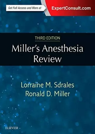 Download Book [PDF] Miller's Anesthesia Review: Expert Consult – Online and Print