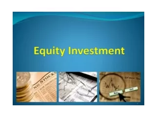 Important Rules of Equity Investments - Joseph Stone Capital