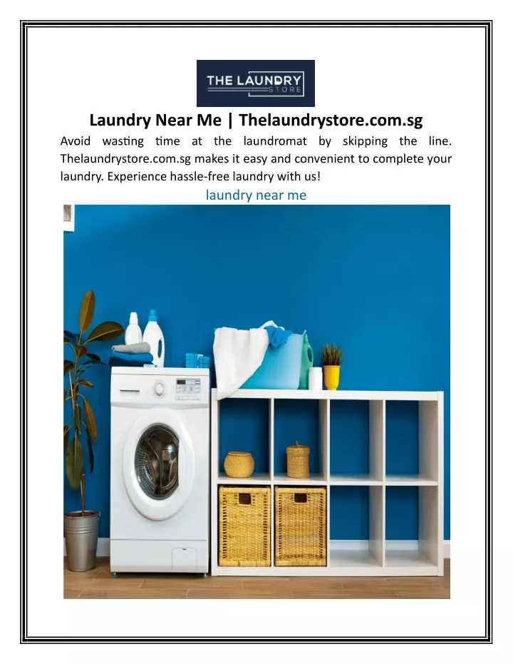 ppt-laundry-near-me-thelaundrystore-sg-powerpoint-presentation