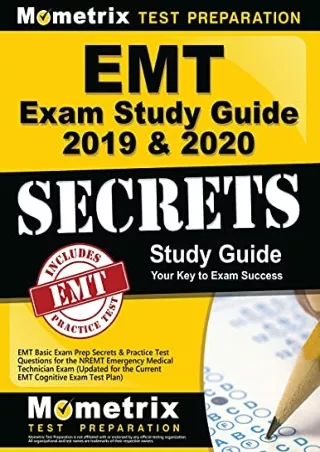 Download Book [PDF] EMT Exam Study Guide 2019 & 2020: EMT Basic Exam Prep Secrets & Practice Test