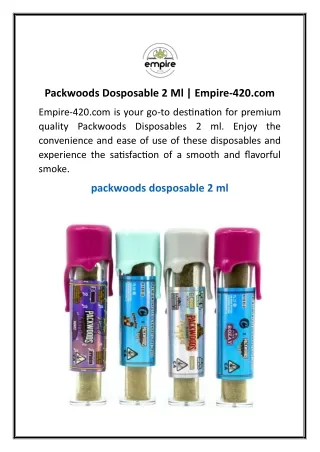 Packwoods Dosposable 2 Ml  Empire-420.com
