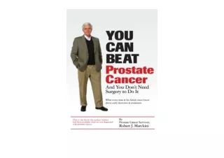 Download You Can Beat Prostate Cancer And You Dont Need Surgery to Do It free ac