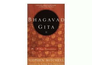 PDF read online Bhagavad Gita A New Translation for ipad