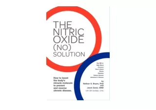 Ebook download The Nitric Oxide NO Solution full