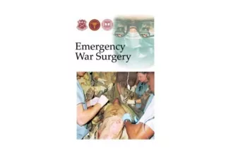 PDF read online Emergency War Surgery free acces