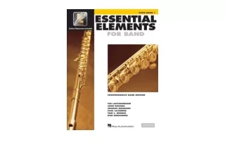 Kindle online PDF Essential Elements for Band   Flute Book 1 with EEi BookOnline
