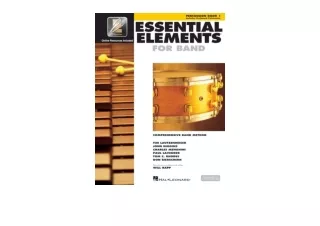 Download PDF Essential Elements for Band   Book 1 with EEi PercussionKeyboard Pe