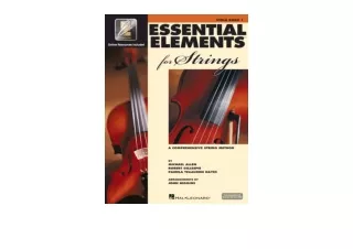Download PDF Essential Elements for Strings Viola   Book 1 with EEi BookOnline A