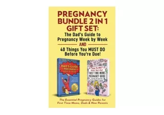 Download Pregnancy Bundle 2 in 1 Gift Set The Essential Pregnancy Guides for Fir