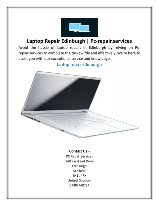 Laptop Repair Edinburgh | Pc-repair.services