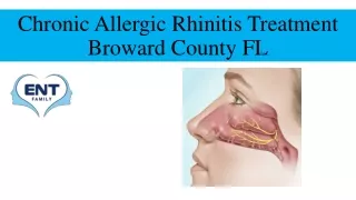 Chronic Allergic Rhinitis Treatment Broward County FL