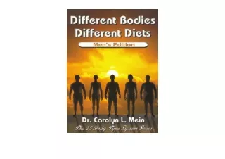 Download PDF Different Bodies Different Diets   Mens Edition The Twenty Five Bod