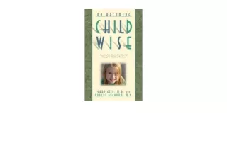 Ebook download On Becoming Childwise Parenting Your Child from 3 7 Years full