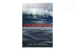 PDF read online Estrogens Storm Season Stories of Perimenopause for android