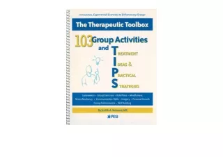 Download 103 Group Activities and TIPS Treatment Ideas  and  Practical Strategie