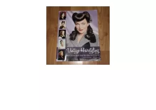 Ebook download Vintage Hairstyling Retro Styles with Step by Step Techniques fre