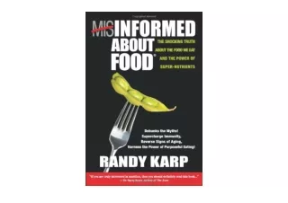 Kindle online PDF Misinformed About Food for ipad