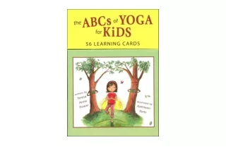 PDF read online The ABCs of Yoga for Kids Learning Cards free acces